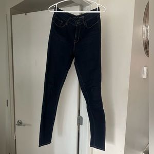 Old Navy rockstar, dark denim